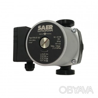 Насос циркуляційний SAER W35-25 130мм (000019354)