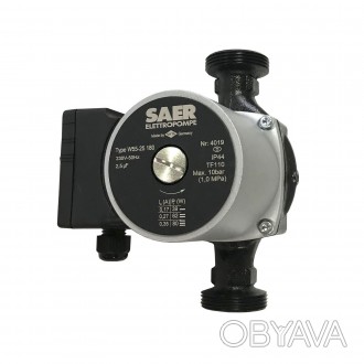 Насос циркуляційний SAER W55-25 180мм (000019357)