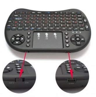 Бездротова клавіатура MWK08 wireless i8 + touch — чудове рішення для керування в. . фото 9