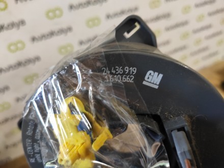  Подрулевой шлейф, airbag контактное кольцо, шлейф руля (руля) для Opel Astra G . . фото 5