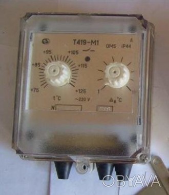 Датчик-реле температури електронний Т419-М1 призначений для двопозиційного регул. . фото 1