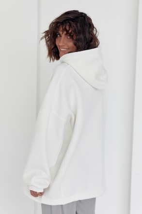 Утепленное женское худи в стиле oversize - идеальная база для осенне-зимнего пер. . фото 3