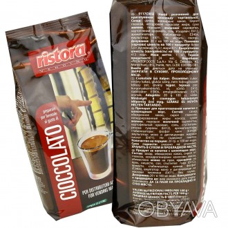 Гарячий шоколад Ristora VENDING 1кг Розчинний какао-порошок для приготування шок. . фото 1