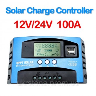 Контролер заряду сонячний 100А 12/24В "Solar" з дисплеєм и USB.
 Контролер "Sola. . фото 5