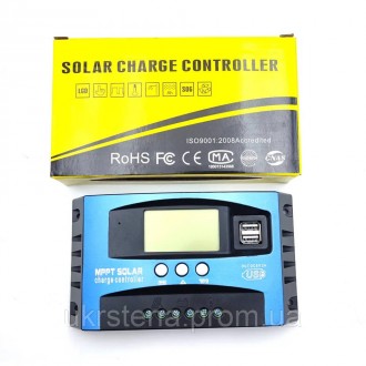 Контролер заряду сонячний 100А 12/24В "Solar" з дисплеєм и USB.
 Контролер "Sola. . фото 6