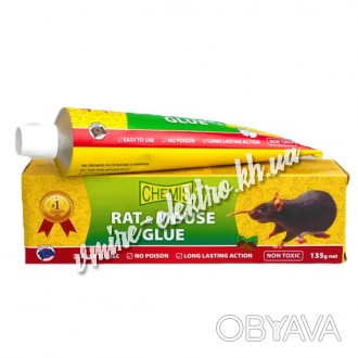 Клей от мышей и крыс Rat & Mouse Glue Chemis, 135 мл
Отличительной чертой данног. . фото 1
