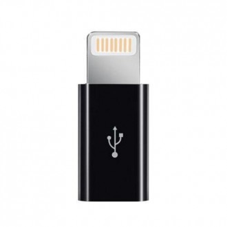Адаптер до кабелю MicroUSB-Lightning XoKo XK-AC030-BK чорний. Київ. фото 1 Адаптер до кабелю MicroUSB-Lightning XoKo XK-AC030-BK чорний. Київ. фото 1