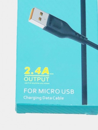 Кабель Micro USB Denmen D01V
 Кабель Micro USB Denmen D01V являє собою кабель-пе. . фото 3