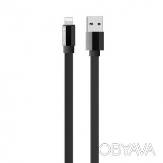 
Кабель USB Borofone Glory Lightning BU8-L-Black 1.2 м чорний
Кабель USB Borofon. . фото 1