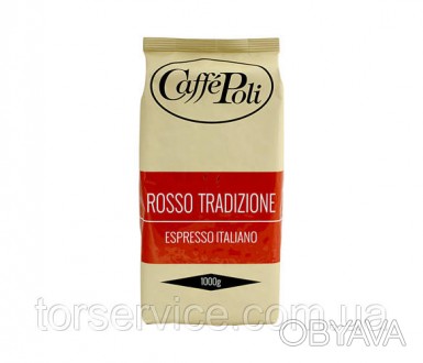 Caffe Poli Rosso Tradizione – ароматный и бодрящий купаж арабики и робусты, кото. . фото 1