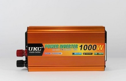 
Преобразователь авто инвертор UKC 24V-220V 1000W
Автомобильный инвертор UKC 100. . фото 2