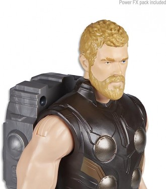 Игрушка Hasbro Тор с молотом 30см Мстители - Thor, Titan Hero Power FX, Avengers. . фото 3