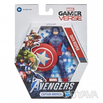 Игрушка Hasbro Капитана Америки 15см Мстители - Captain America, Gamerverse, Ave. . фото 1