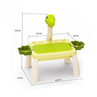 Столик с проектором и конструктором (столик со стульчиком) арт. SE-105
Универсал. . фото 6
