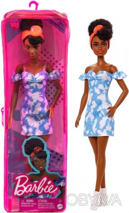 Лялька Барбі Модниця Barbie Fashionistas 185 Denim Dress