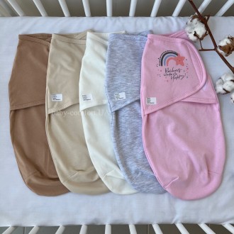 Європелюшка Baby Comfort тепла футер сіра на липучці Зайка. . фото 5 Не завжди у батьків є час і сили на сповивання малюка. Європелюшка Baby Comfort . . фото 5