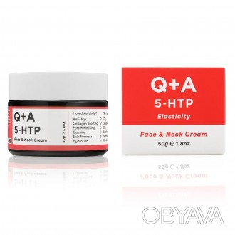 Разглаживающий крем для лица и шеи Q+A 5-HTP Face Neck Cream поможет сохранить к. . фото 1