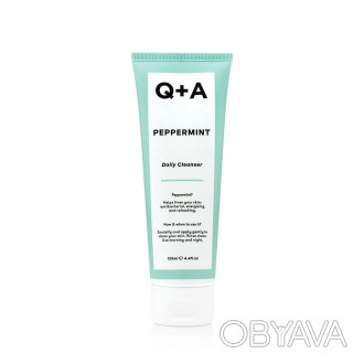 Очищающий гель для лица Q+A Peppermint Daily Cleanser обеспечит мягкое ежедневно. . фото 1