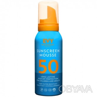 Сонцезахисний мус EVY Technology Sunscreen mousse SPF 50 - відмінний засіб для з. . фото 1