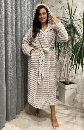 Купить в интернет магазине длинный женский махровый халат
 Женский халат из каче. . фото 5