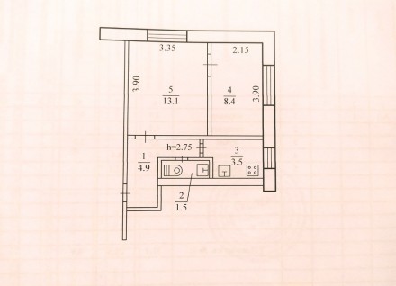 Продаж двокімнатної квартири в цегляному будинку, на перехресті Титова та проспе. Титова. фото 13