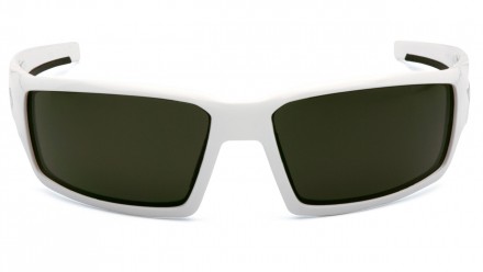 Очки защитные Venture Gear Pagosa White (forest gray) Anti-Fog, серо-зелёные в б. . фото 2