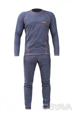 UTRUM-020-black-3XL Термуха мужская Tramp Micro-fleece комплект (футболка+штаны)