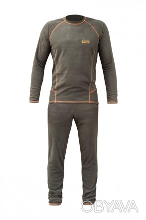 UTRUM-020-grey-3XL Термуха мужская Tramp Micro-fleece комплект (футболка+штаны)