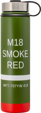 Термобутылка MFT 700 мл DM18R-25 M18 Red Smoke
Будь-то освежающий холодный напит. . фото 2