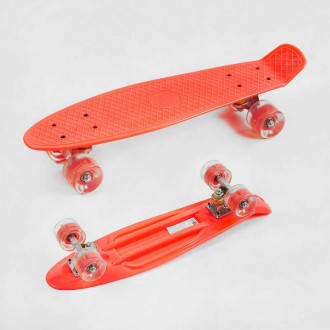 Скейт Пенні борд 1102-2 ЧЕРВОНІ КОЛЕСА (8) Best Board, дошка = 55см, колеса PU зі світлом, діаметр 6см. Одеса. фото 1 Скейт Пенні борд 1102-2 ЧЕРВОНІ КОЛЕСА (8) Best Board, дошка = 55см, колеса PU зі світлом, діаметр 6см. Одеса. фото 1