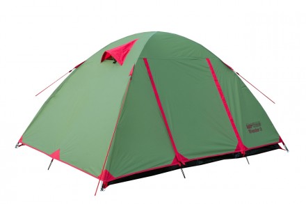 Палатка Tramp Lite Wonder 3 оливаТрехместная универсальная туристическая палатка. . фото 8