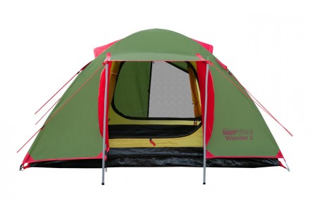 Палатка Tramp Lite Wonder 3 оливаТрехместная универсальная туристическая палатка. . фото 3