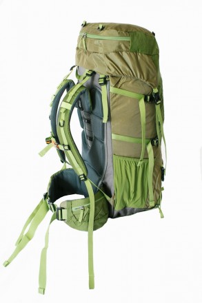 Рюкзак Tramp Sigurd туристический зеленый/олива 60+10л UTRP-045Туристический рюк. . фото 3