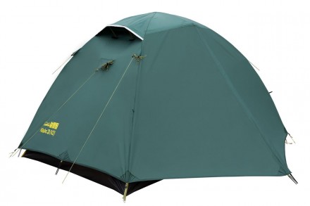Палатка Tramp Nishe 3 (v2) green UTRT-054Универсальная трехместная туристичсекая. . фото 7