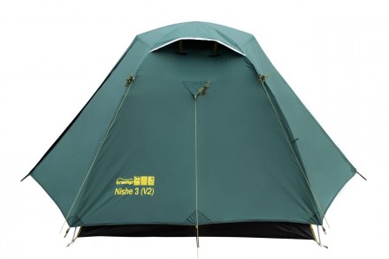 Палатка Tramp Nishe 3 (v2) green UTRT-054Универсальная трехместная туристичсекая. . фото 6