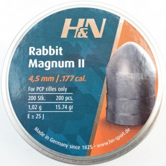 Пули Rabbit Magnum II 1,02 гр. 4,5 мм 200 шт. Кременчук. фото 1 Пули Rabbit Magnum II 1,02 гр. 4,5 мм 200 шт. Кременчук. фото 1