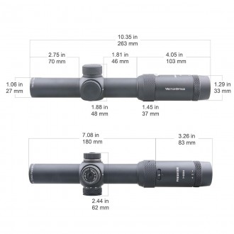 Прицел оптический Vector Optics Forester 1-5x24 SCOC-03
 
Изображение без края -. . фото 4