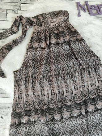 Женская летняя блуза Julivi коричневого цвета с принтом 
Состояние: б/у, в отлич. . фото 3