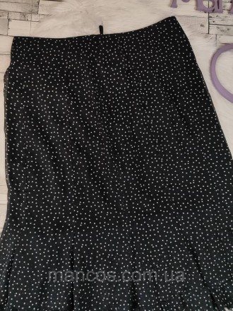 Женский летний костюм S&К блуза и юбка чорного цвета в белый горох 
Состояние: б. . фото 9
