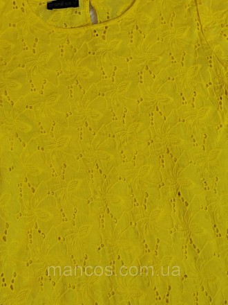 Женское летняя блуза Grand жёлтая перфорация 
Состояние: б/у, в отличном состоян. . фото 3