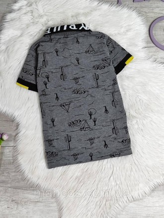Детская футболка поло Beneti для мальчика серая с кактусами
Производитель: Benet. . фото 6