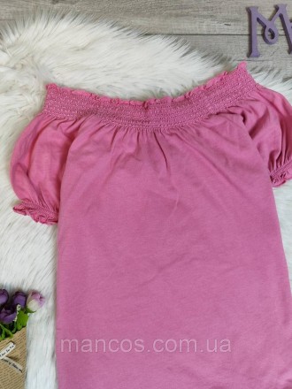 Детская футболка Tu для девочки розового цвета 
Состояние: б/у, в отличном состо. . фото 6