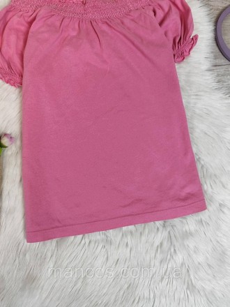 Детская футболка Tu для девочки розового цвета 
Состояние: б/у, в отличном состо. . фото 7