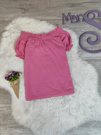 Детская футболка Tu для девочки розового цвета 
Состояние: б/у, в отличном состо. . фото 5
