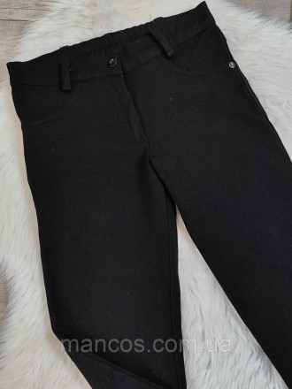 Детские брюки для девочки черные 
Состояние: б/у, в очень хорошем состоянии
Разм. . фото 3