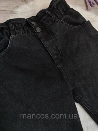 Детские джинсы Altun для девочки тёмно-серые пояс резинка 
Состояние: б/у, в отл. . фото 3