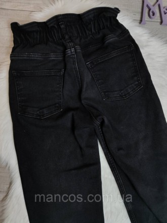 Детские джинсы Altun для девочки тёмно-серые пояс резинка 
Состояние: б/у, в отл. . фото 5