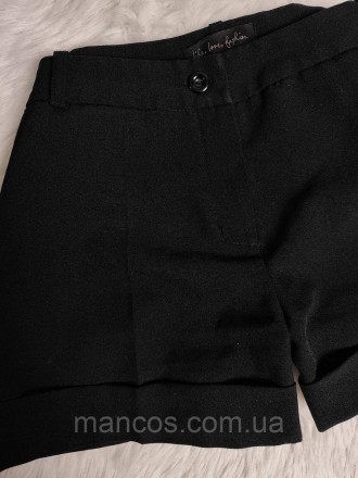 Женские шорты чёрные классика 
Состояние: б/у, в очень хорошем состоянии 
Размер. . фото 4