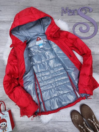 Женская зимняя куртка Columbia красная 
Состояние: б/у, в очень хорошем состояни. . фото 8