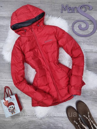 Женская зимняя куртка Columbia красная 
Состояние: б/у, в очень хорошем состояни. . фото 2